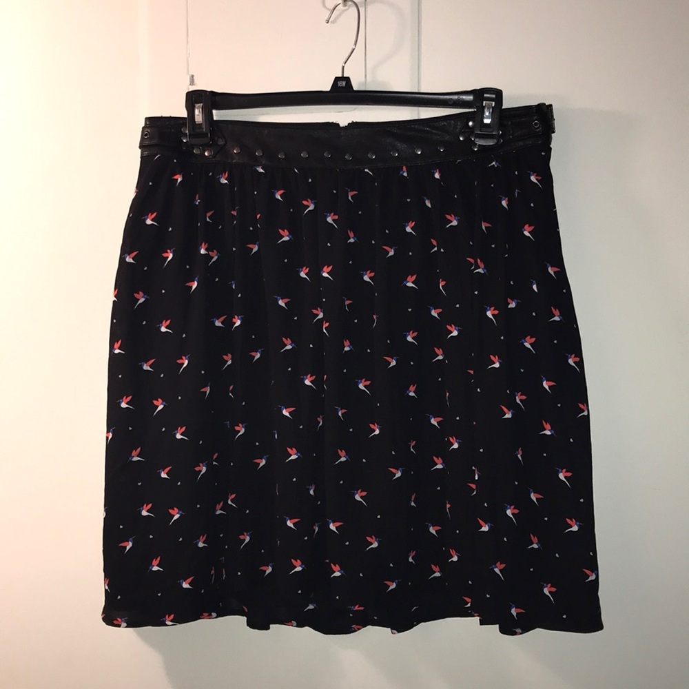 torrid skater skirt with birds size 14